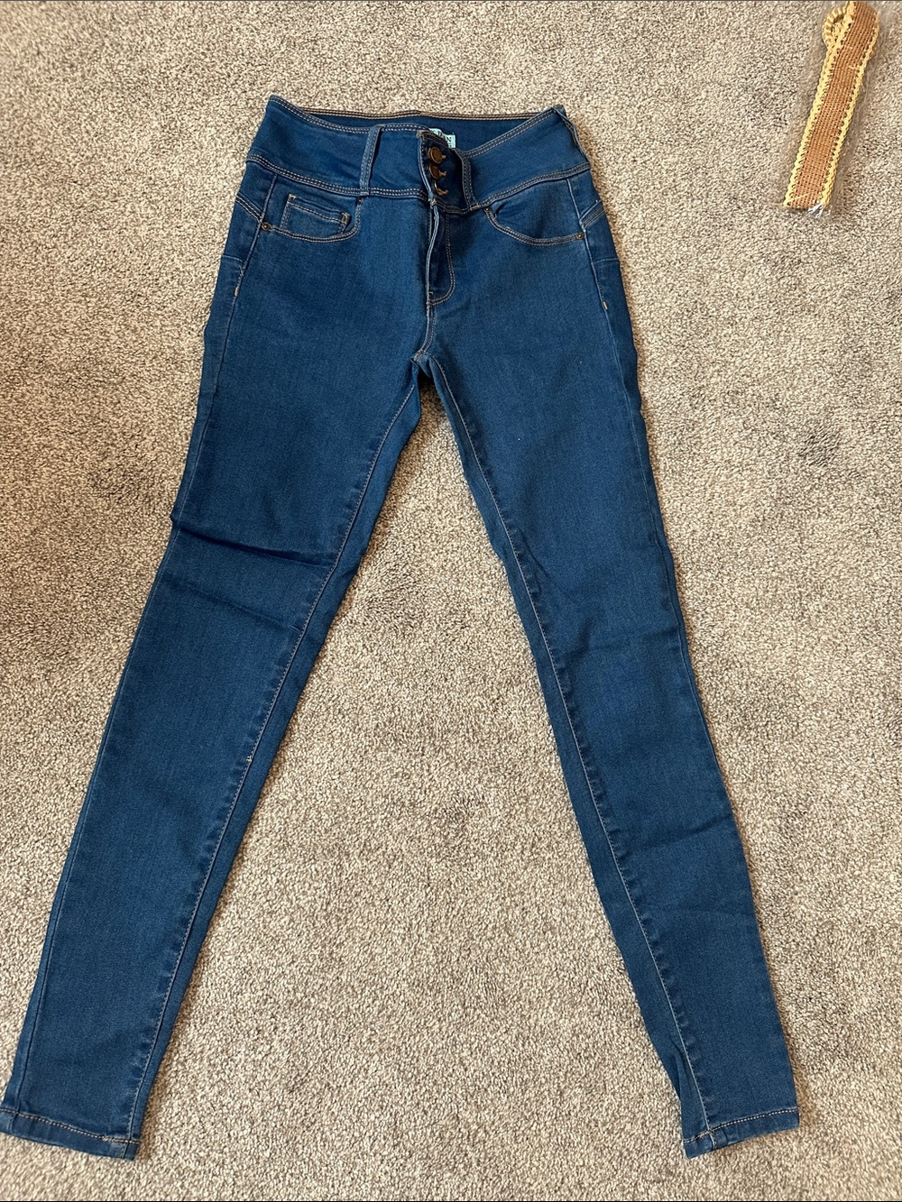Wax Jean Dark Blue Skinny Jeans